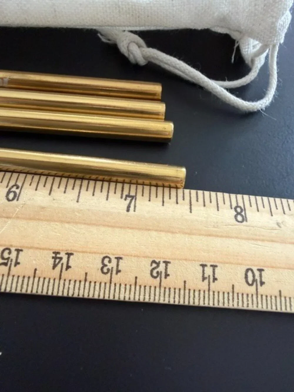 Jot Coffee Gold Metal Straw Set Stir Sip Savor Reusable 4 pack Pouch Bundle New